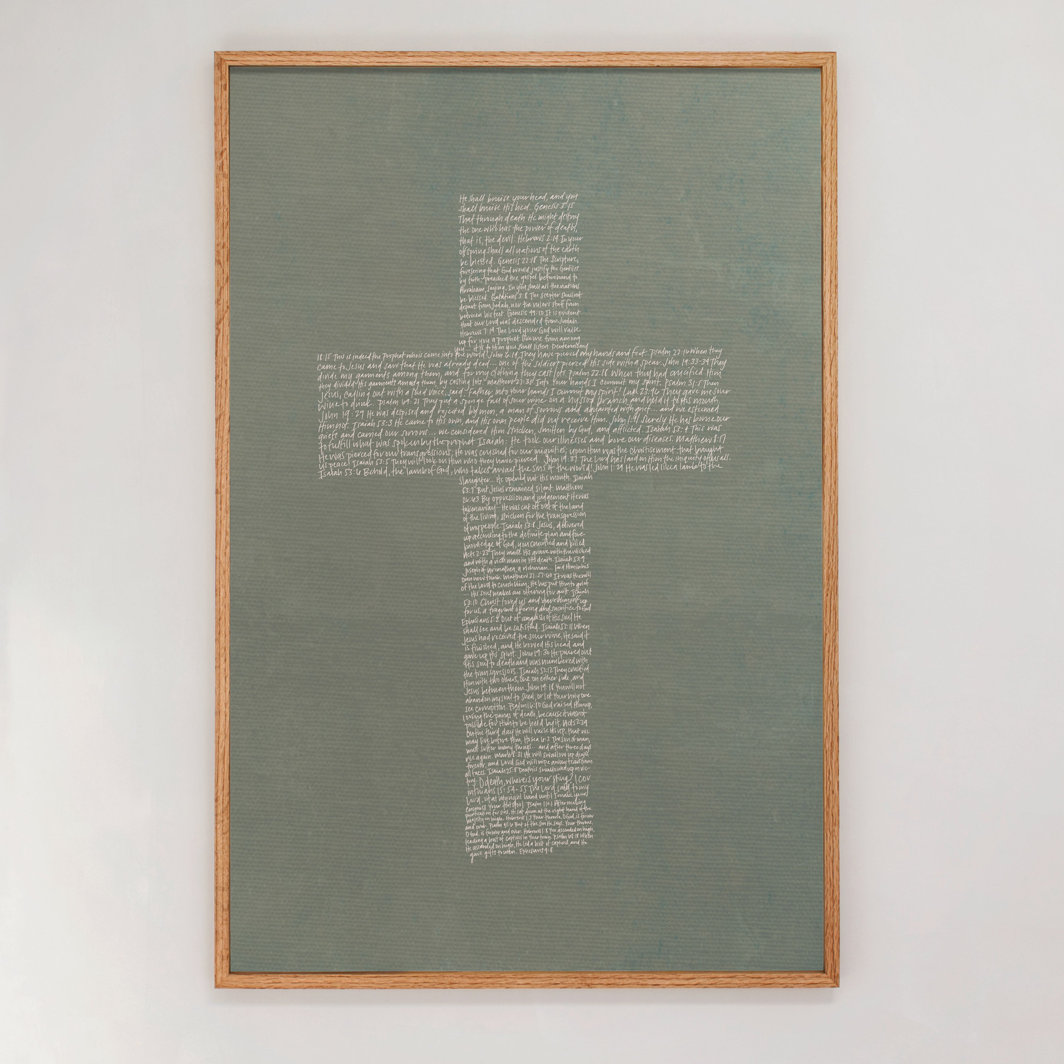 "Fulfilled" Framed Canvas | Vertical | 707