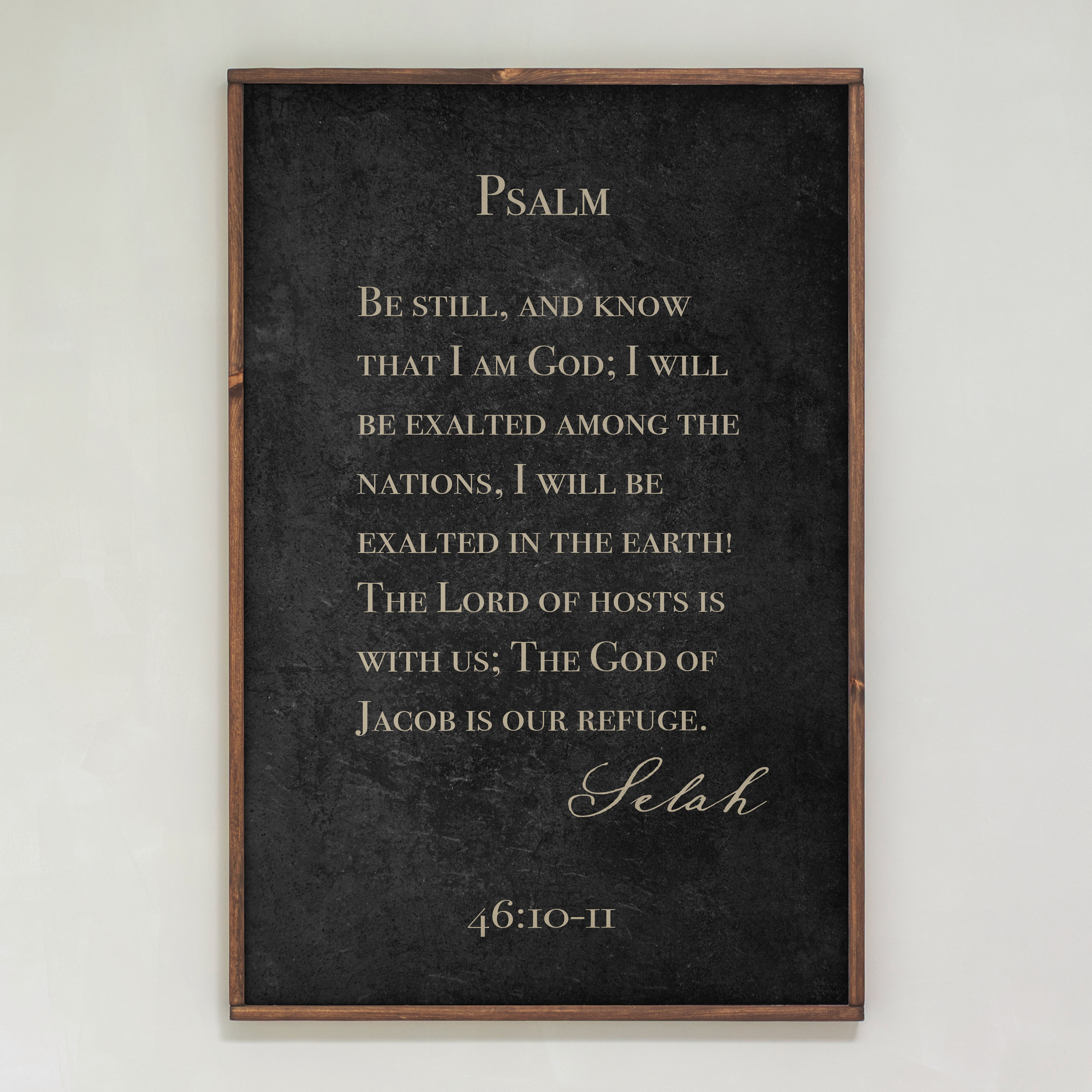 Be Still | Framed Wood Art | 709
