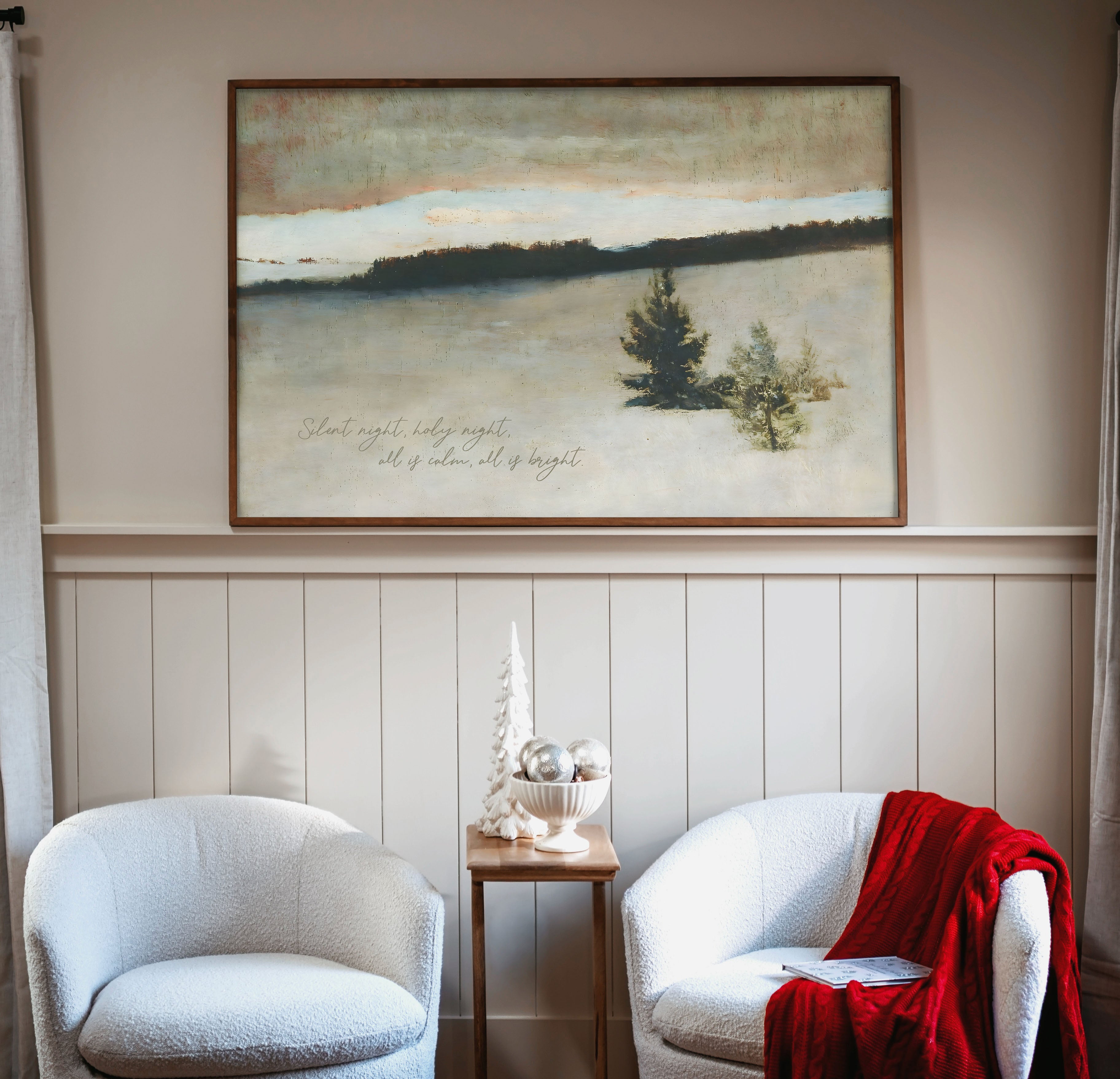 "Silent Night" Framed Canvas | Horizontal | 712