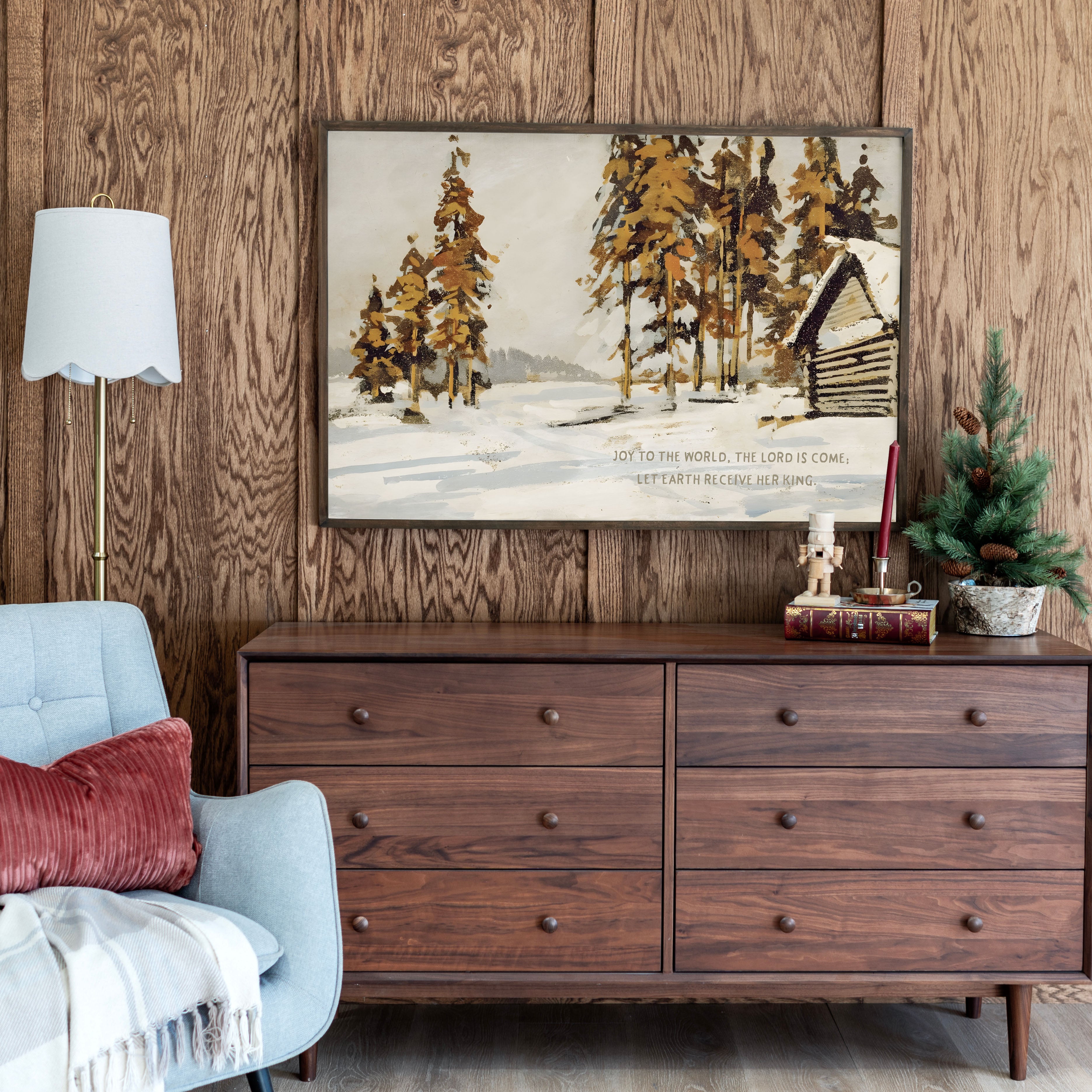 "The Lord Is Come" Framed Canvas | Horizontal | 718