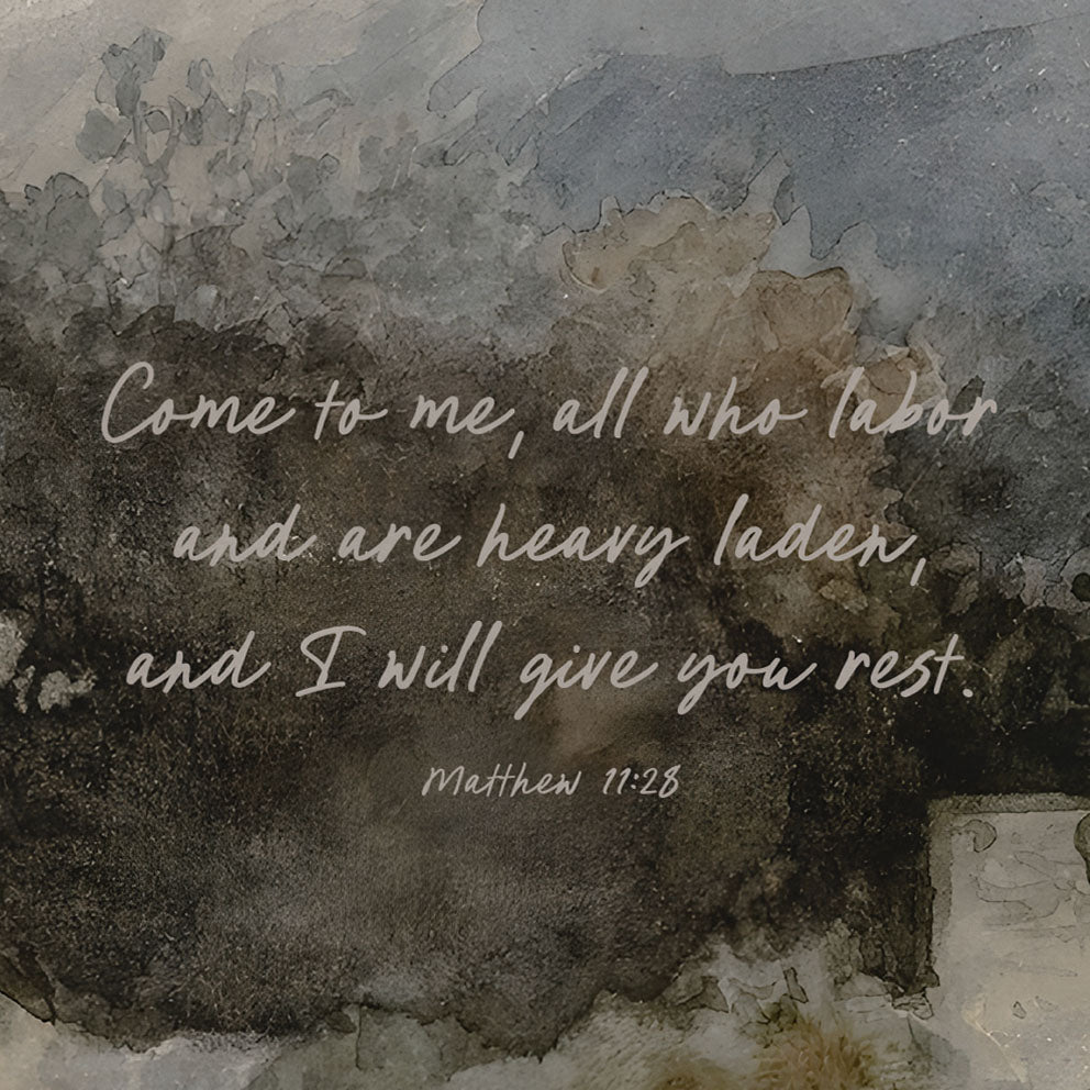I Will Give You Rest | Horizontal Tapestry | 719