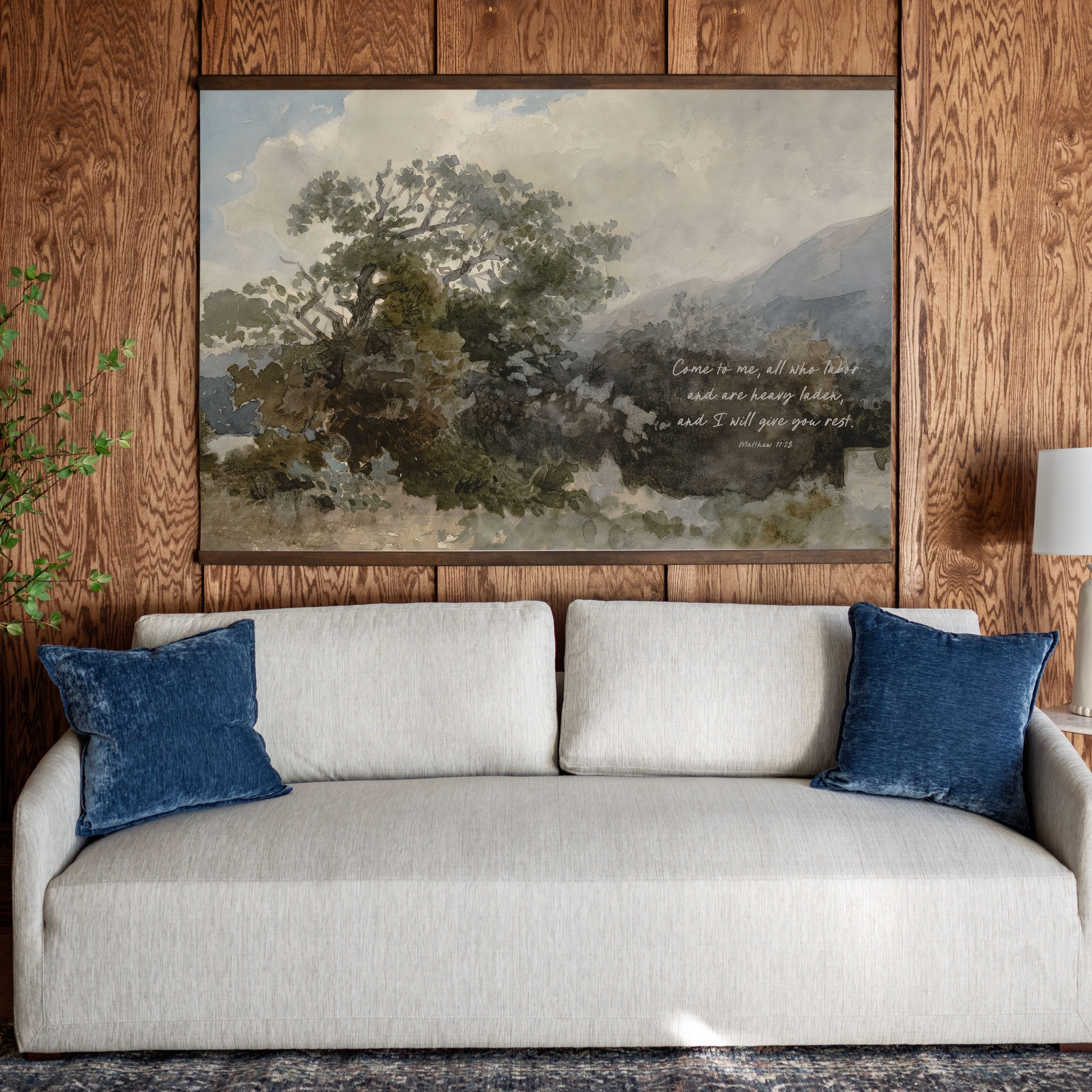 I Will Give You Rest | Horizontal Tapestry | 719