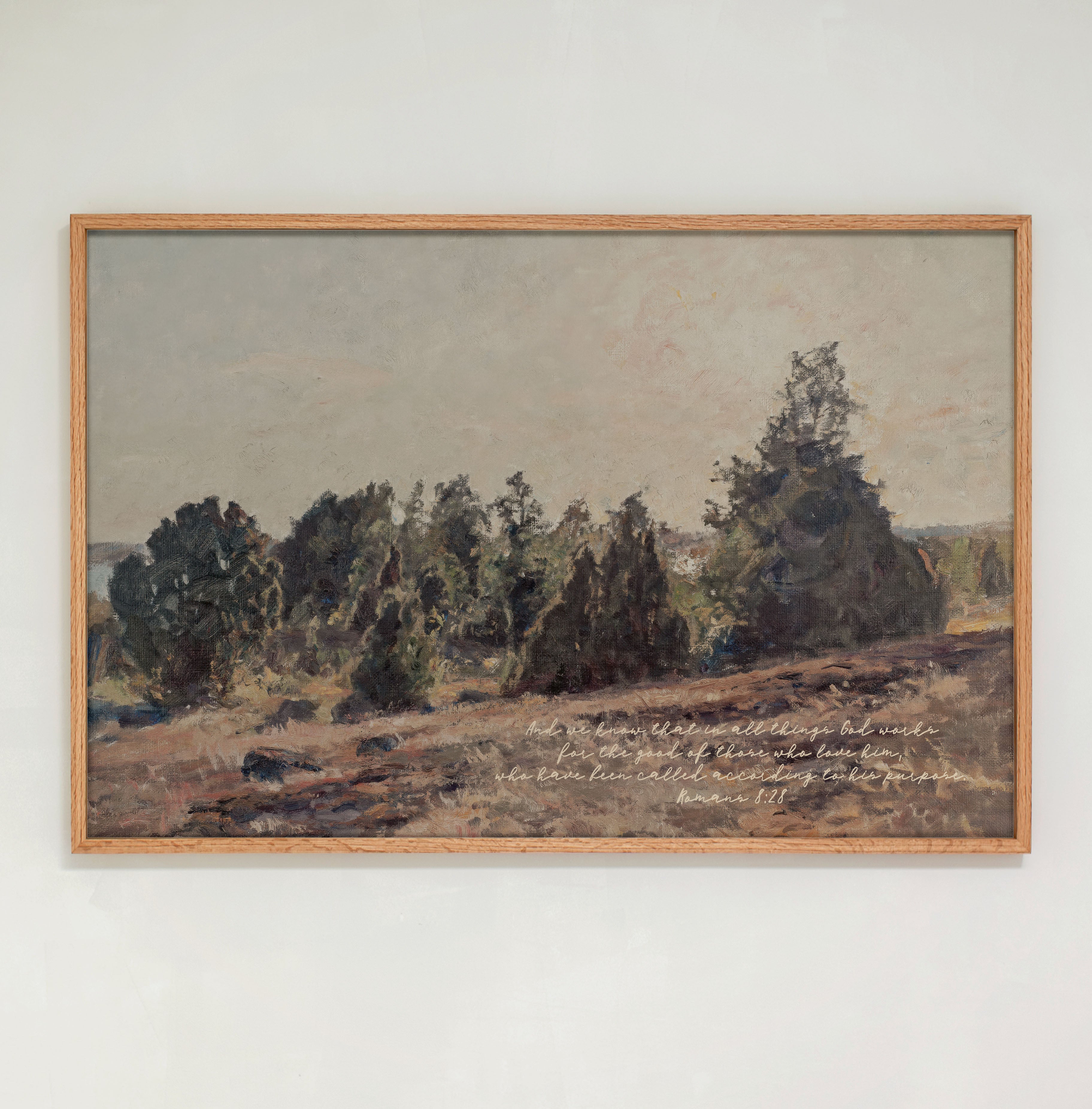 "Romans 2:28" Framed Canvas | Horizontal | 720