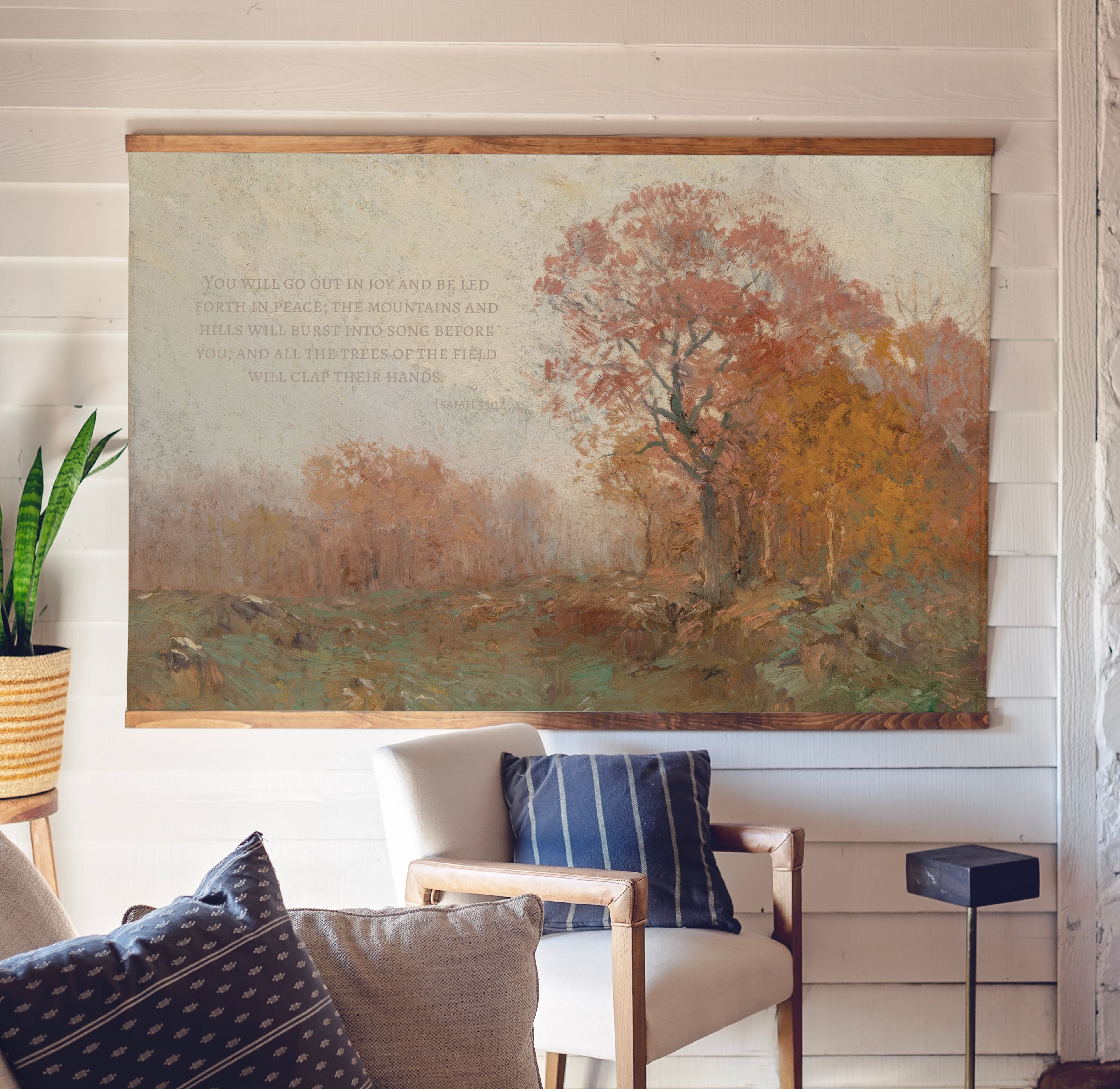 The Trees Of The Field Will Clap Their Hands | Horizontal Tapestry | 722