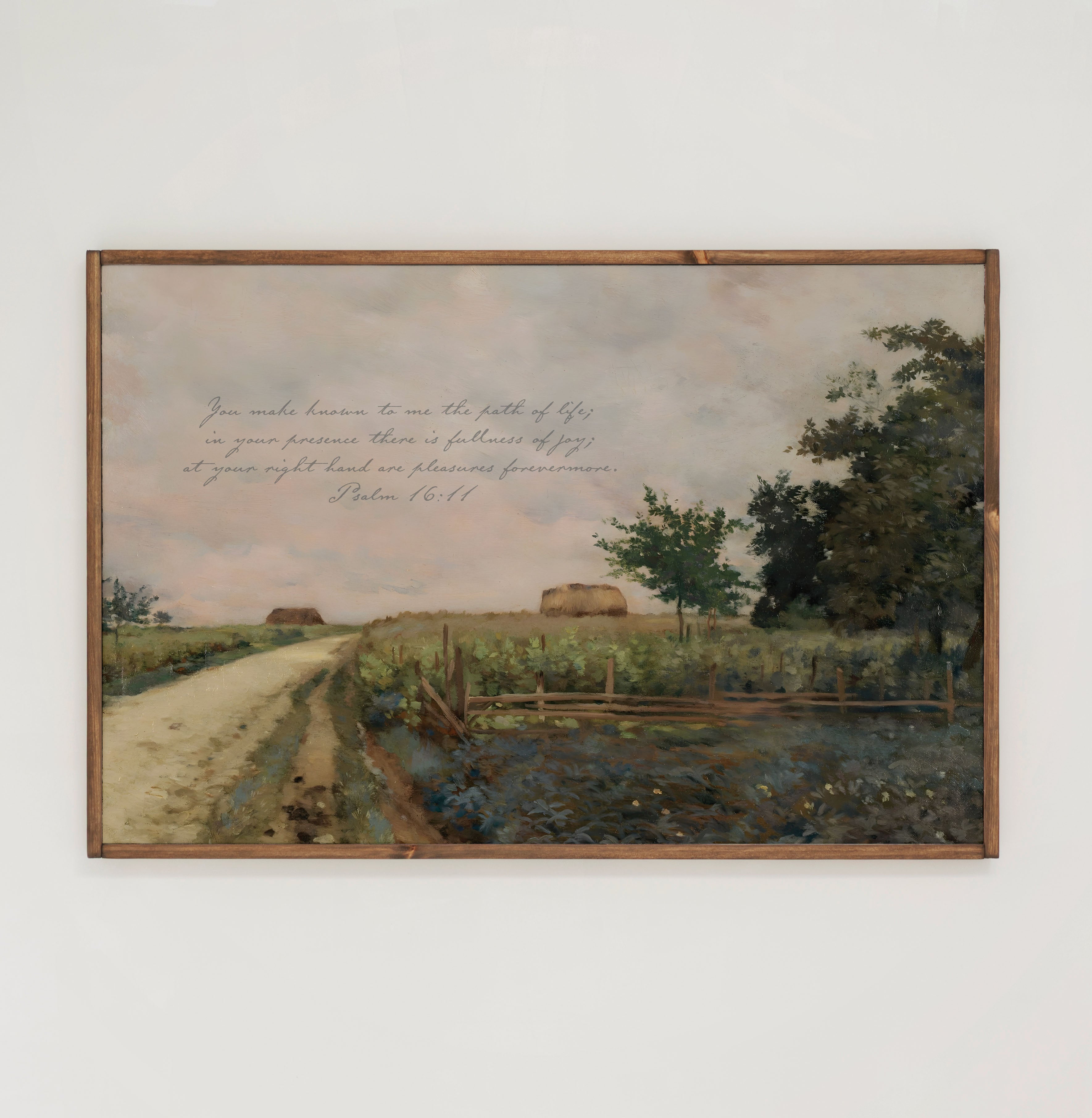 Fullness Of Joy | Framed Wooden Art - Horizontal | 723