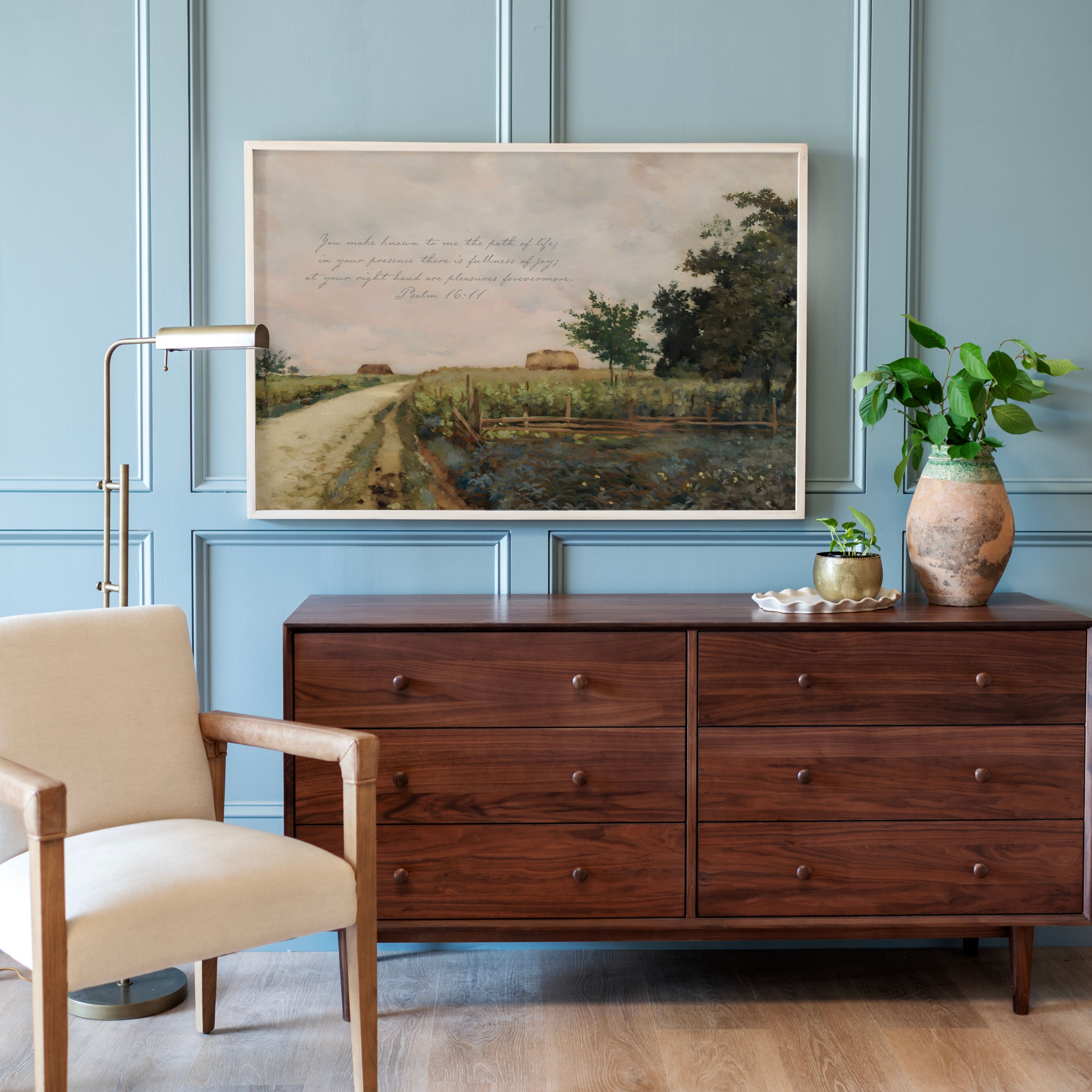 "Fullness Of Joy" Framed Canvas | Horizontal | 723