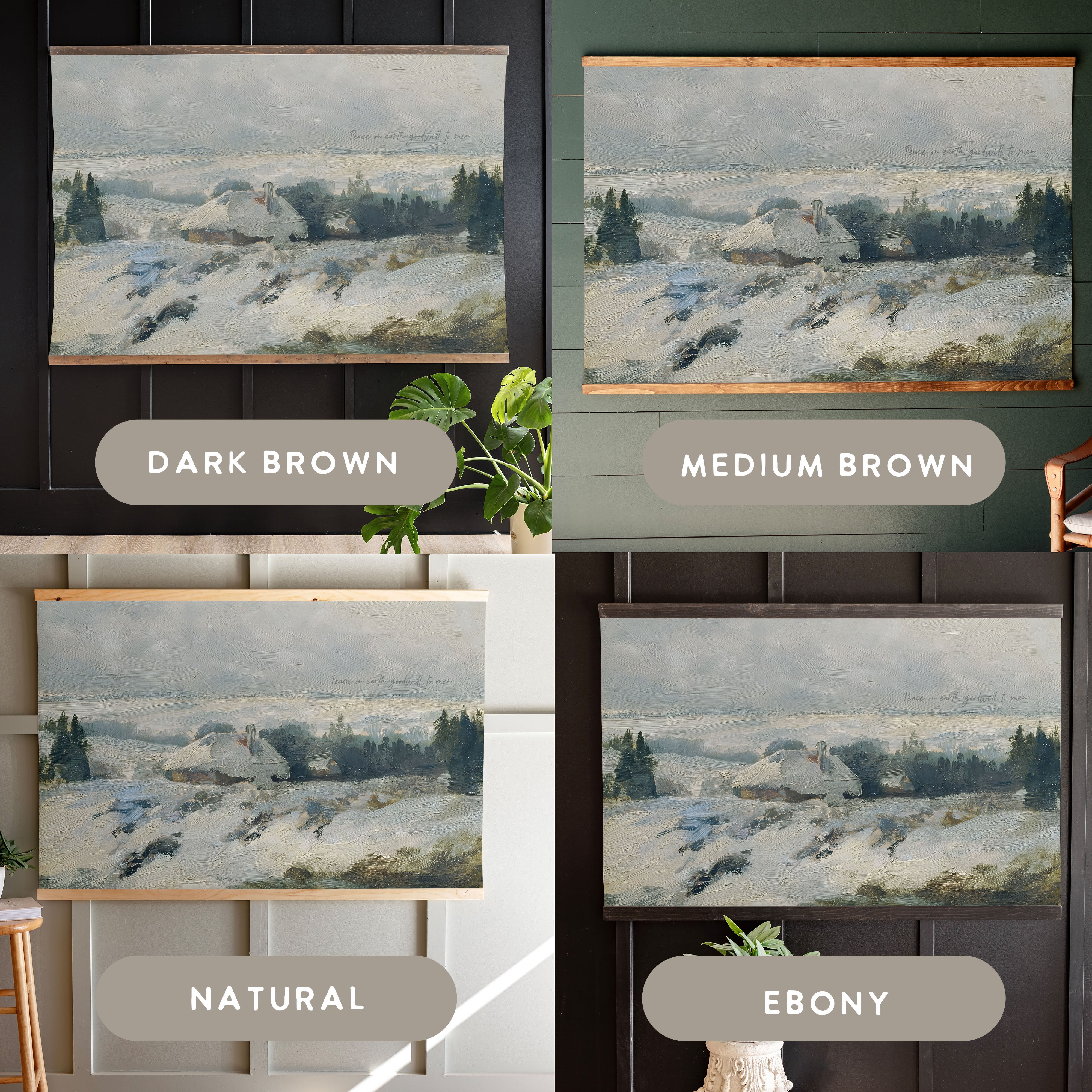 Peace On Earth, Goodwill To Men | Horizontal Tapestry | 726