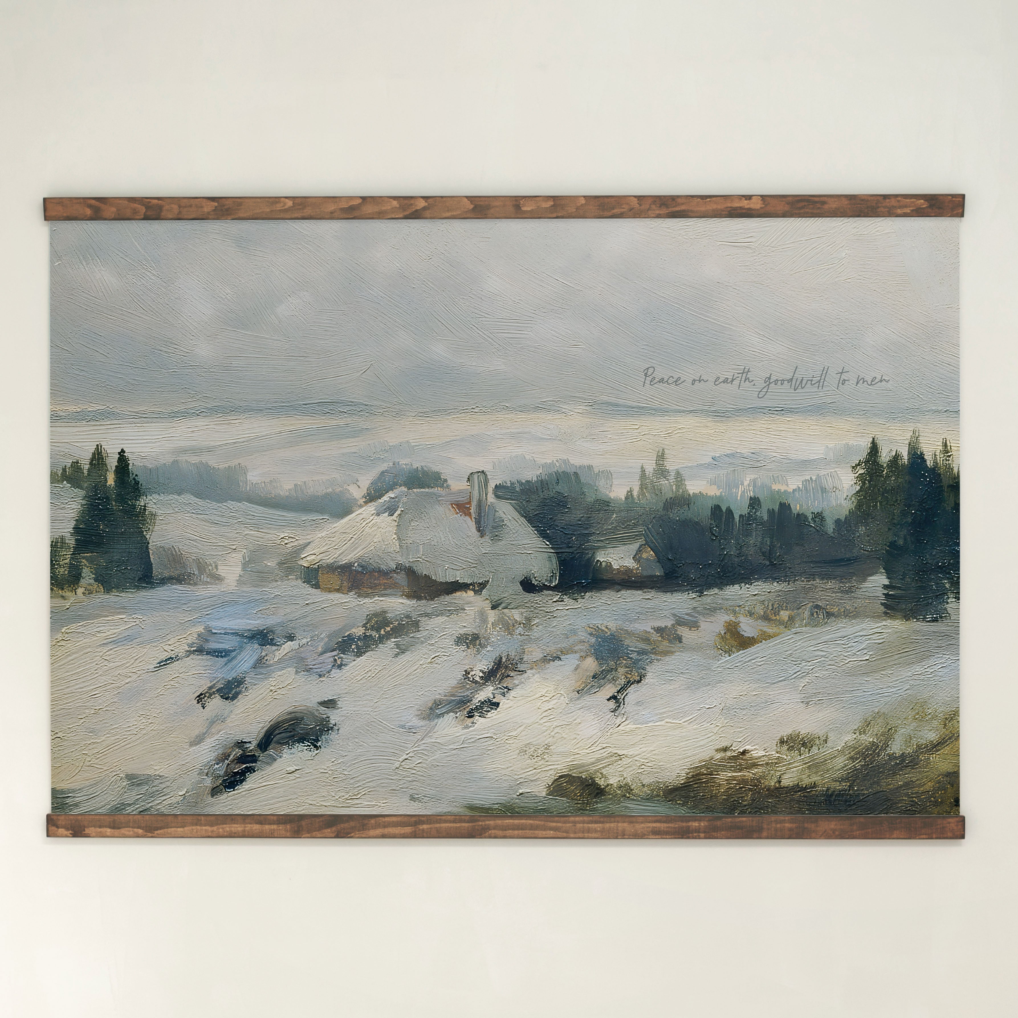 Peace On Earth, Goodwill To Men | Horizontal Tapestry | 726