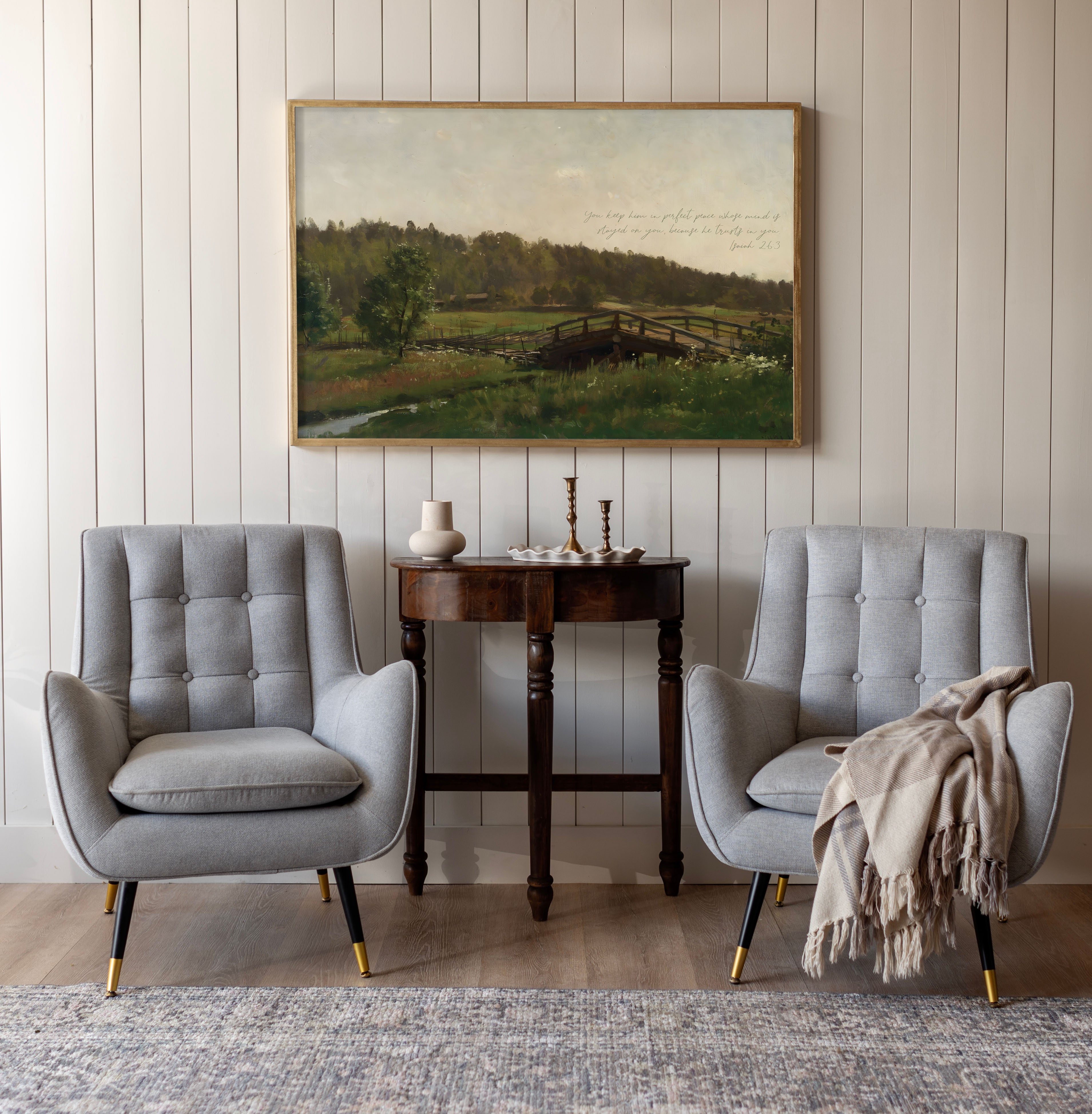 "Perfect Peace" Framed Canvas | Horizontal | 728