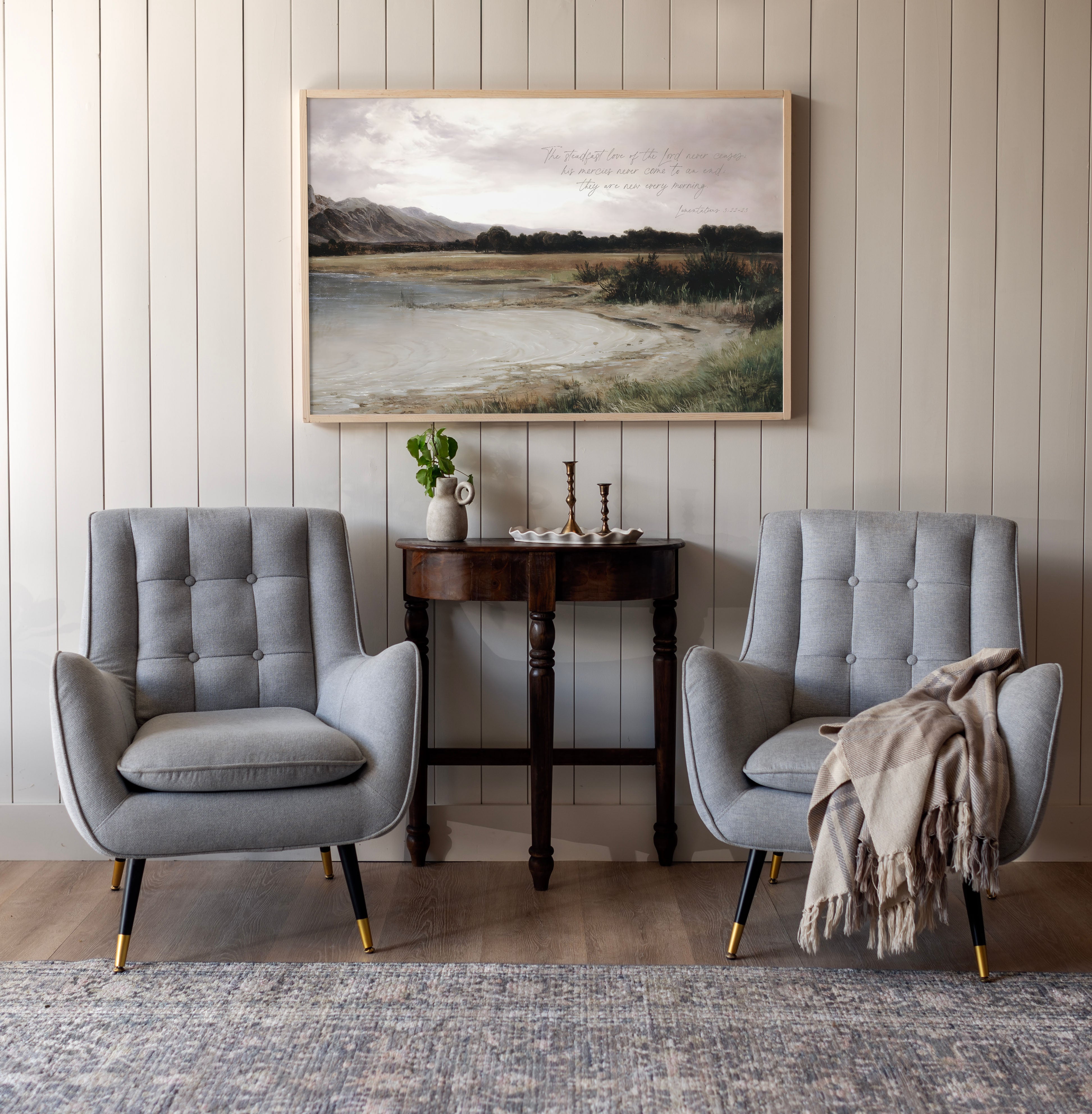 The Steadfast Love Of The Lord | Framed Wooden Art - Horizontal | 730