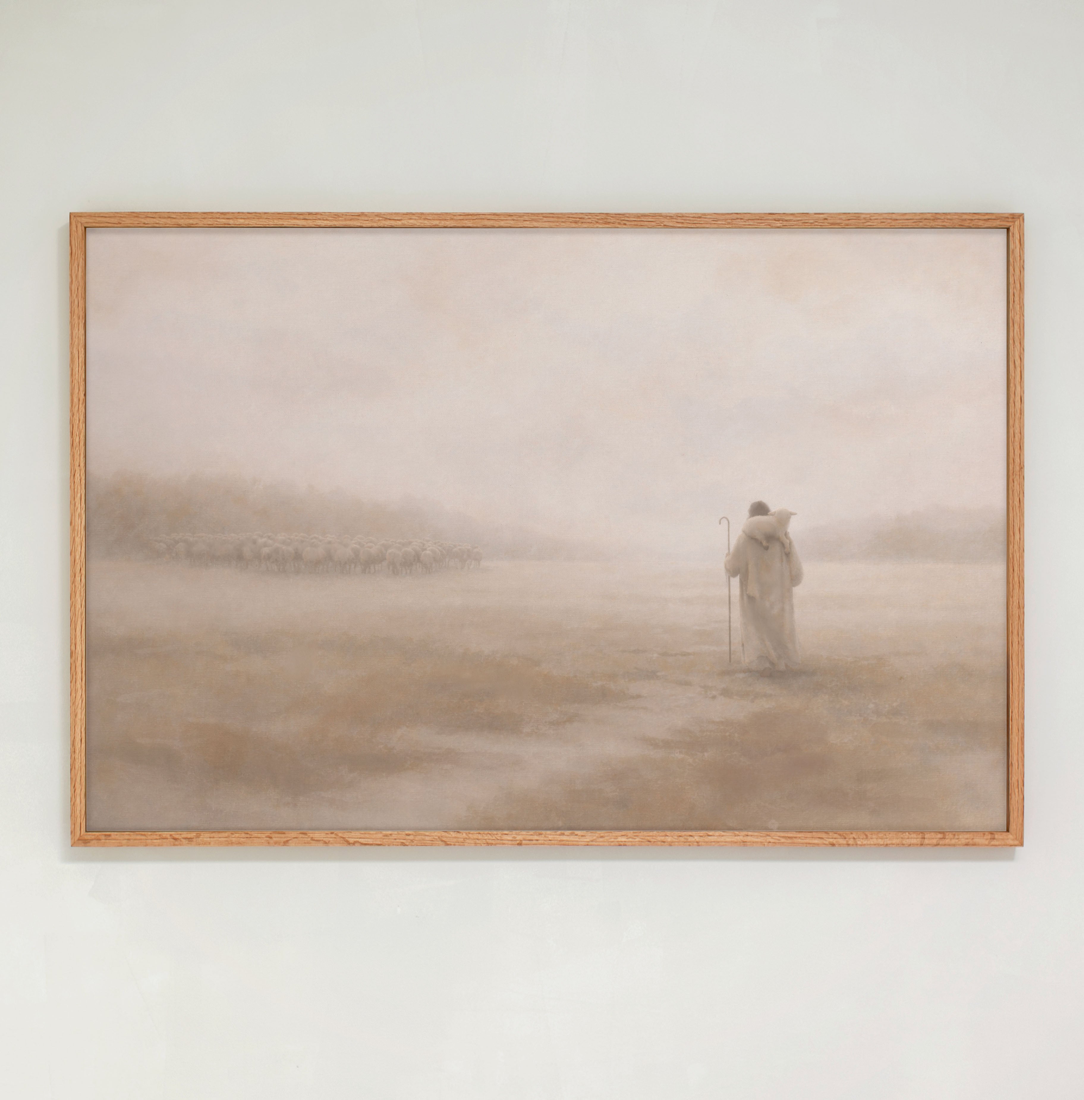 "The Shepherd" Framed Canvas | Horizontal | 751