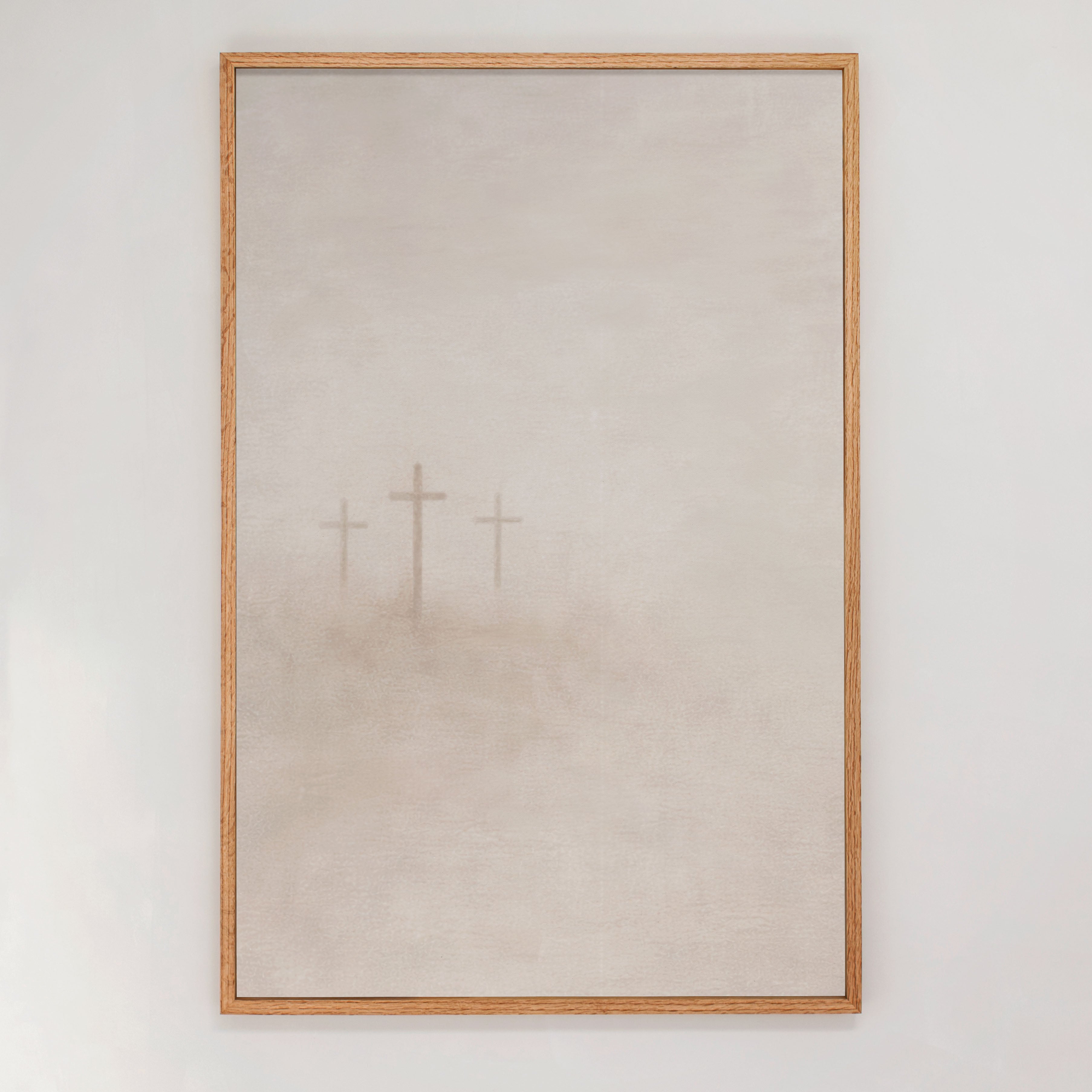 "The Cross" Framed Canvas | Vertical | 752