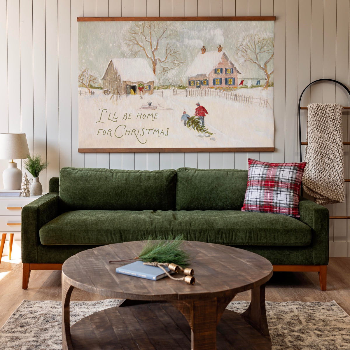 I'll Be Home For Christmas | Horizontal Tapestry | 838