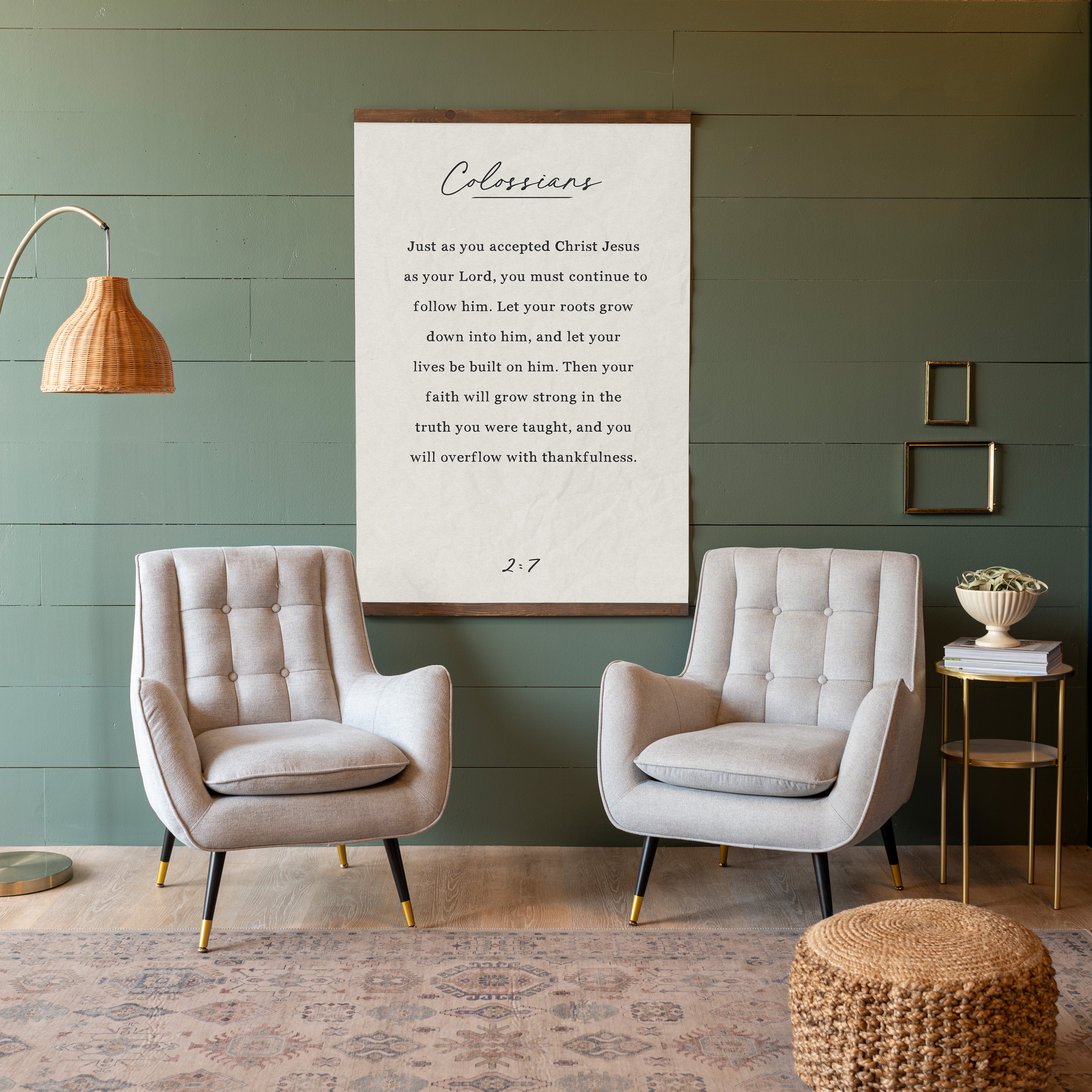 Colossians 2:7 | Vertical Tapestry | 199