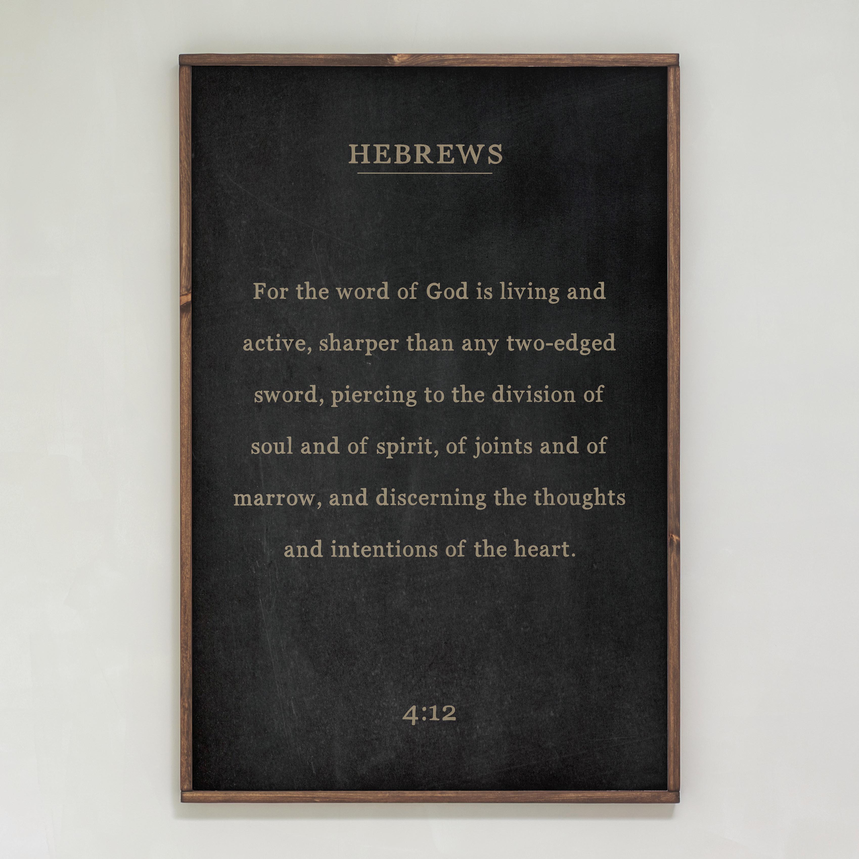 Custom Scripture Wood Sign