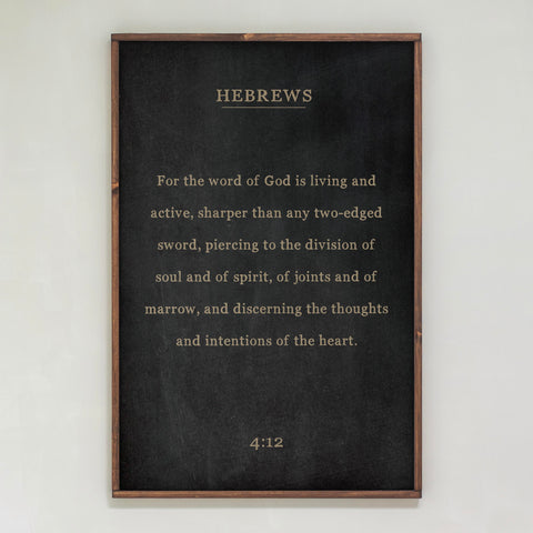 Custom Scripture Wood Sign