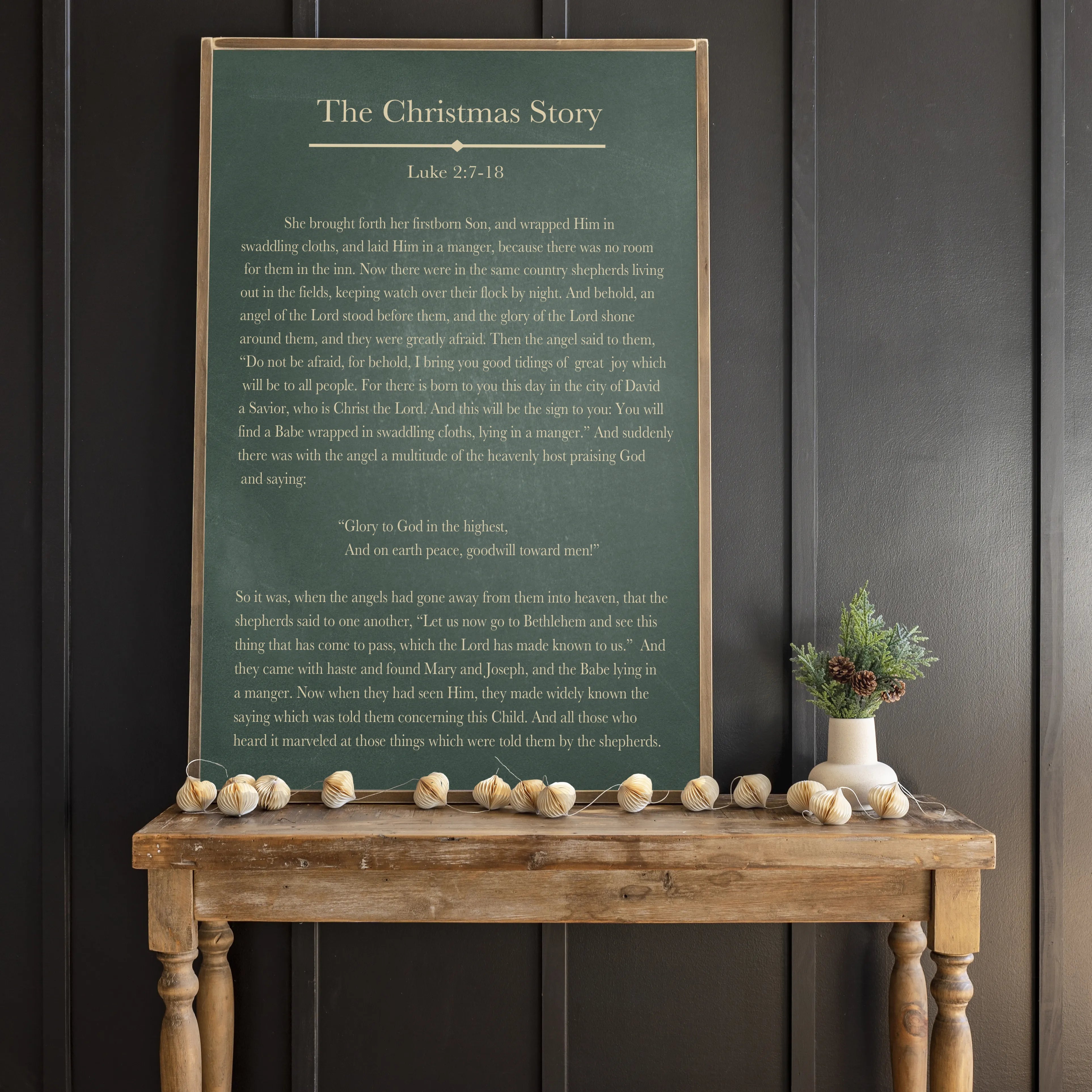 The Christmas Story | Framed Wood Art | 639