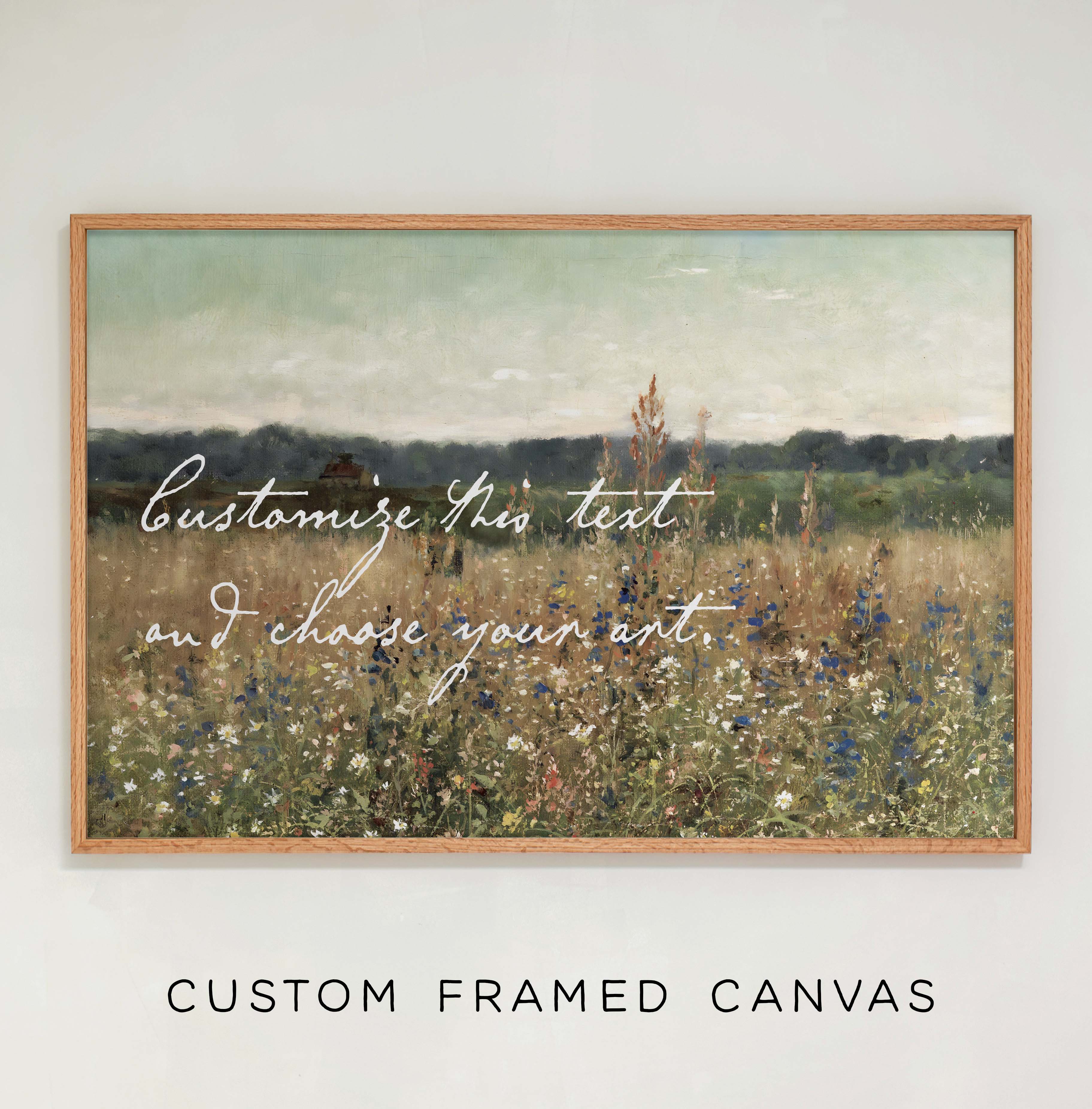 Custom Framed Canvas