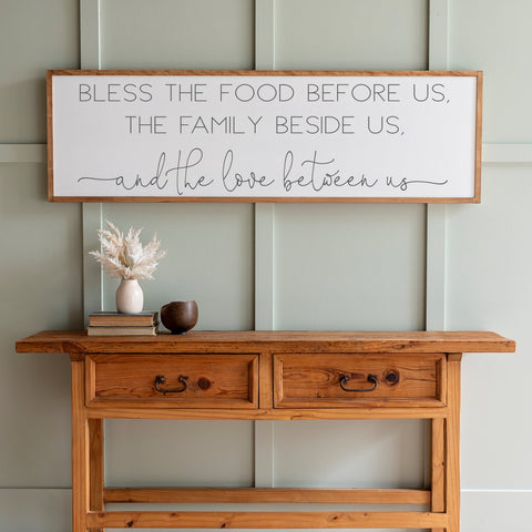 Bless The Food Before Us | Long Landscape Art | 010