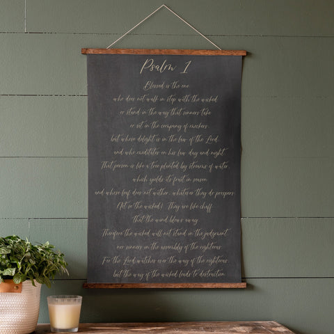 Psalm 1 Hanging Canvas | 299