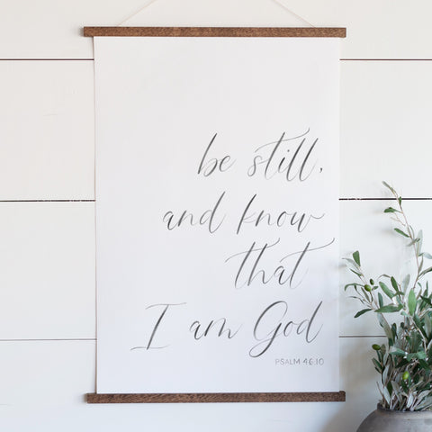 Be Still and Know Hanging Canvas | 297