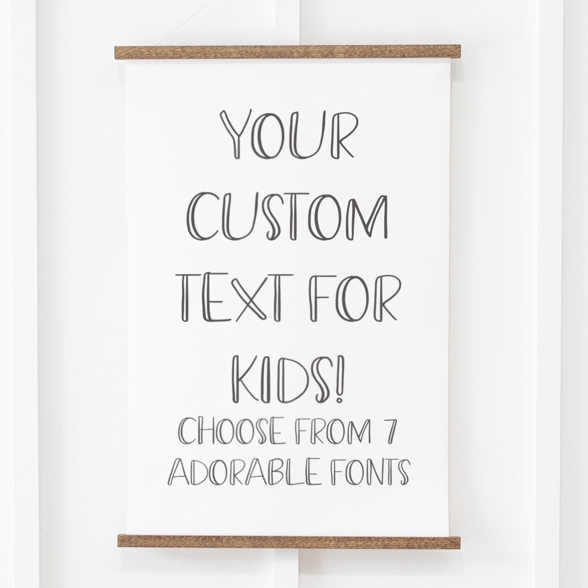 Kids Custom Hanging Canvas