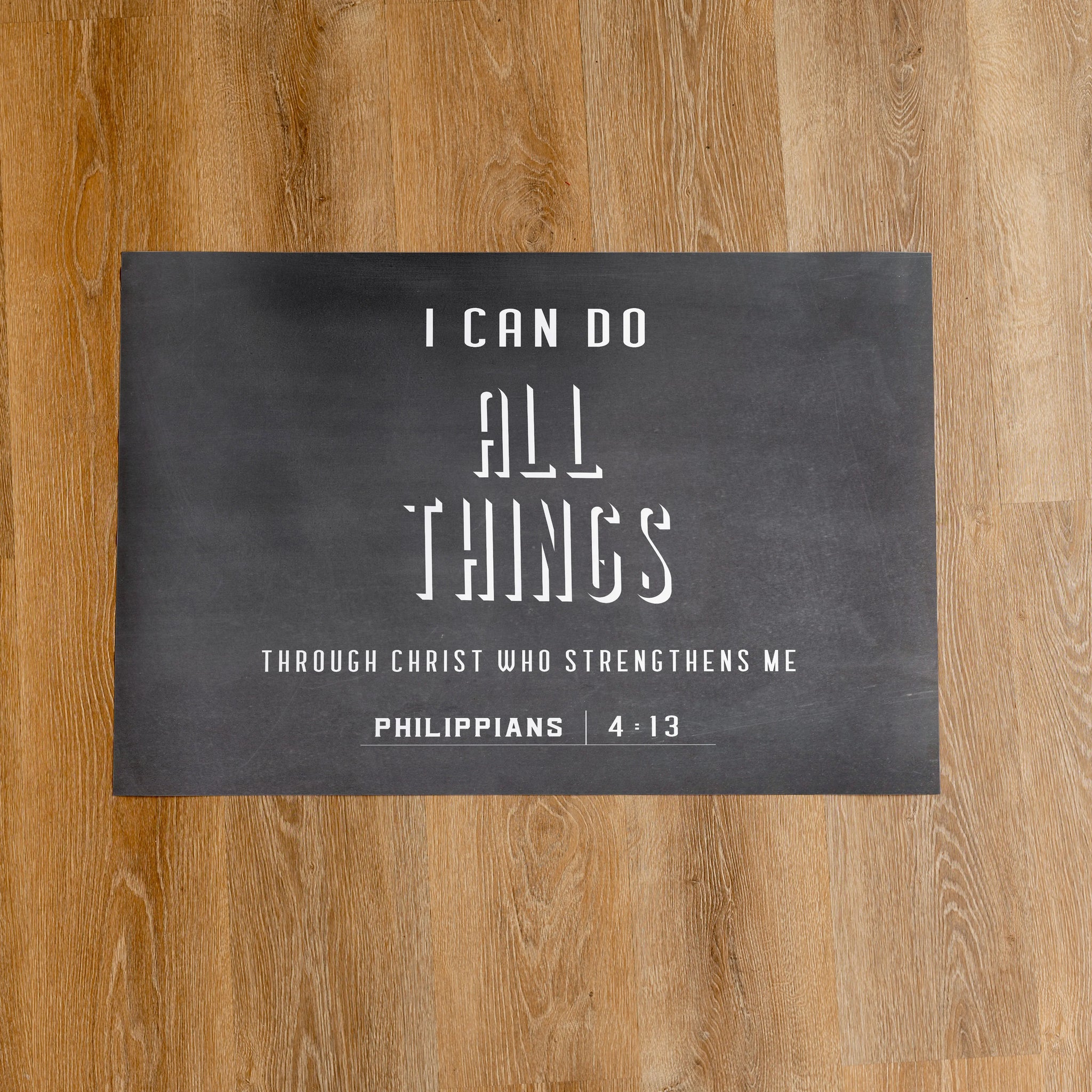 I Can Do All Things Through Christ Horizontal Sign | 316