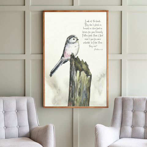 Look At The Birds | Wood Sign | 268