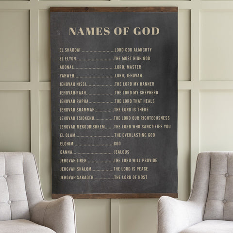 Names Of God Oversized Tapestry | 190