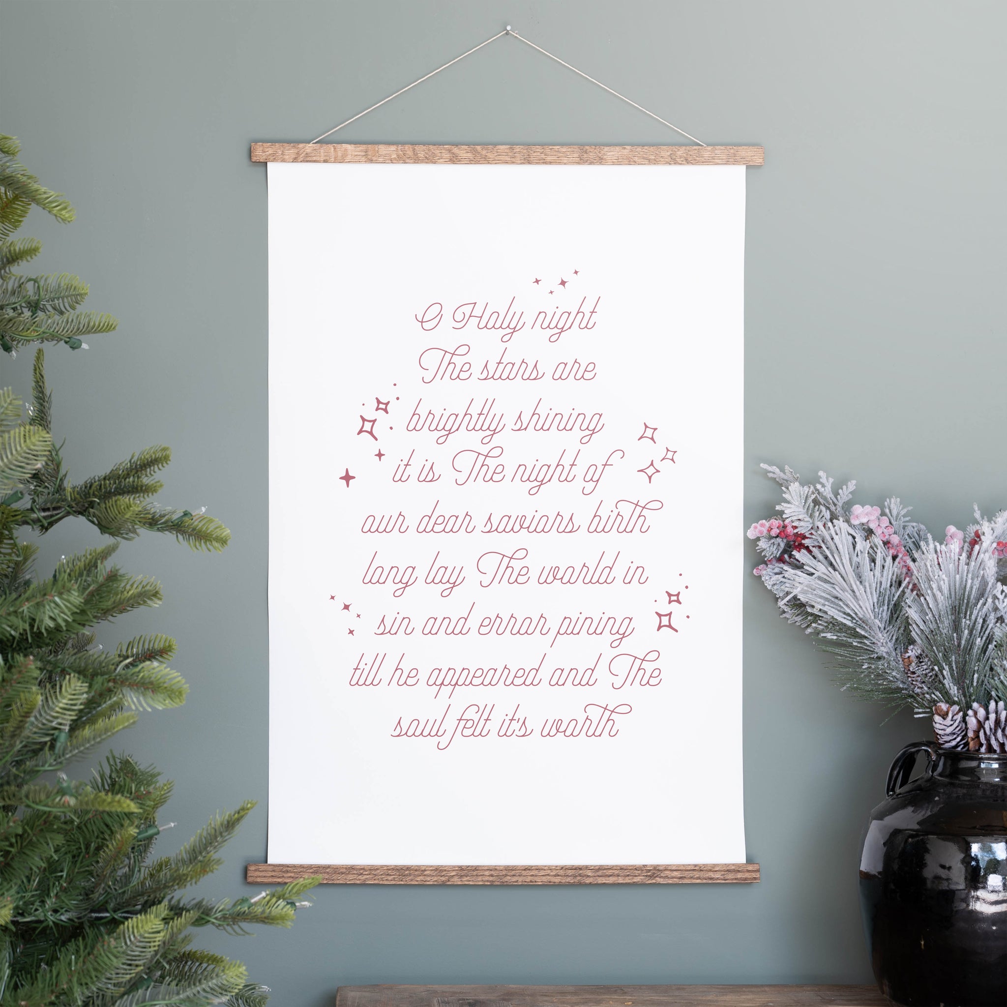O Holy Night | Hanging Canvas | 062